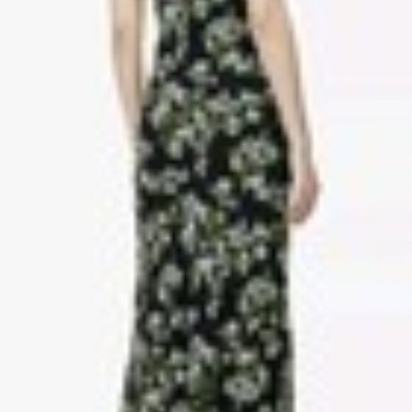 New Women's Reformation Lisola Beautiful Floral Maxi Dress Black S - Picture 2 of 8